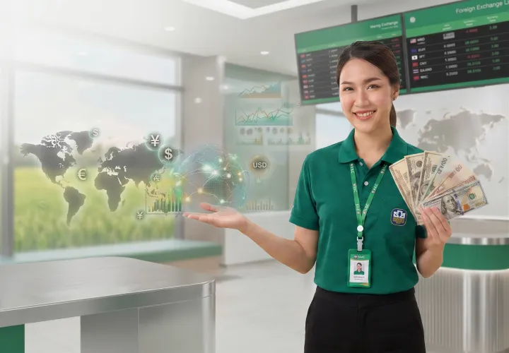 บริการแลกเปลี่ยน เงินตราต่างประเทศ  (Foreign Exchange)