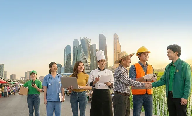 Serve millions<br /> of people across<br /> Thailand