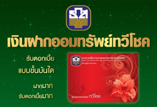 เงินฝากออมทรัพย์ทวีโชค