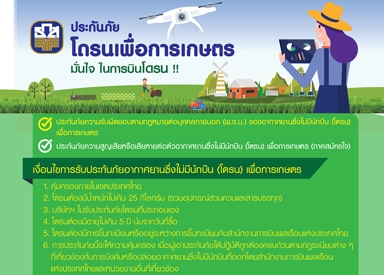 ประกันภัยโดรนเพื่อการเกษตร