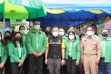 รองประธานกรรมการ ธ.ก.ส. และกรรมการ ธ.ก.ส. ปฏิบัติงานในพื้นที่ จังหวัดอุบลราชธานี