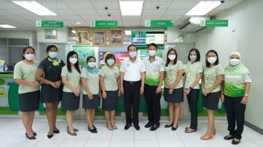 นายอาคม เติมพิทยาไพสิฐ ประธานกรรมการ ธ.ก.ส. ปฏิบัติงานในพื้นที่ จังหวัดกระบี่