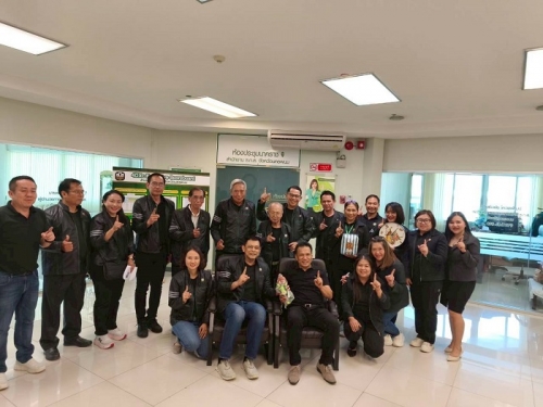 นายกษาปณ์ เงินรวง และนายนิรันดร์ มูลธิดา กรรมการ ธ.ก.ส. ลงพื้นที่จังหวัดนครพนม