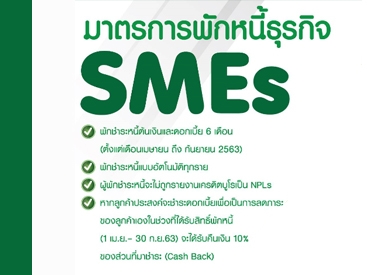 มาตรการพักหนี้ธุรกิจ SMEs