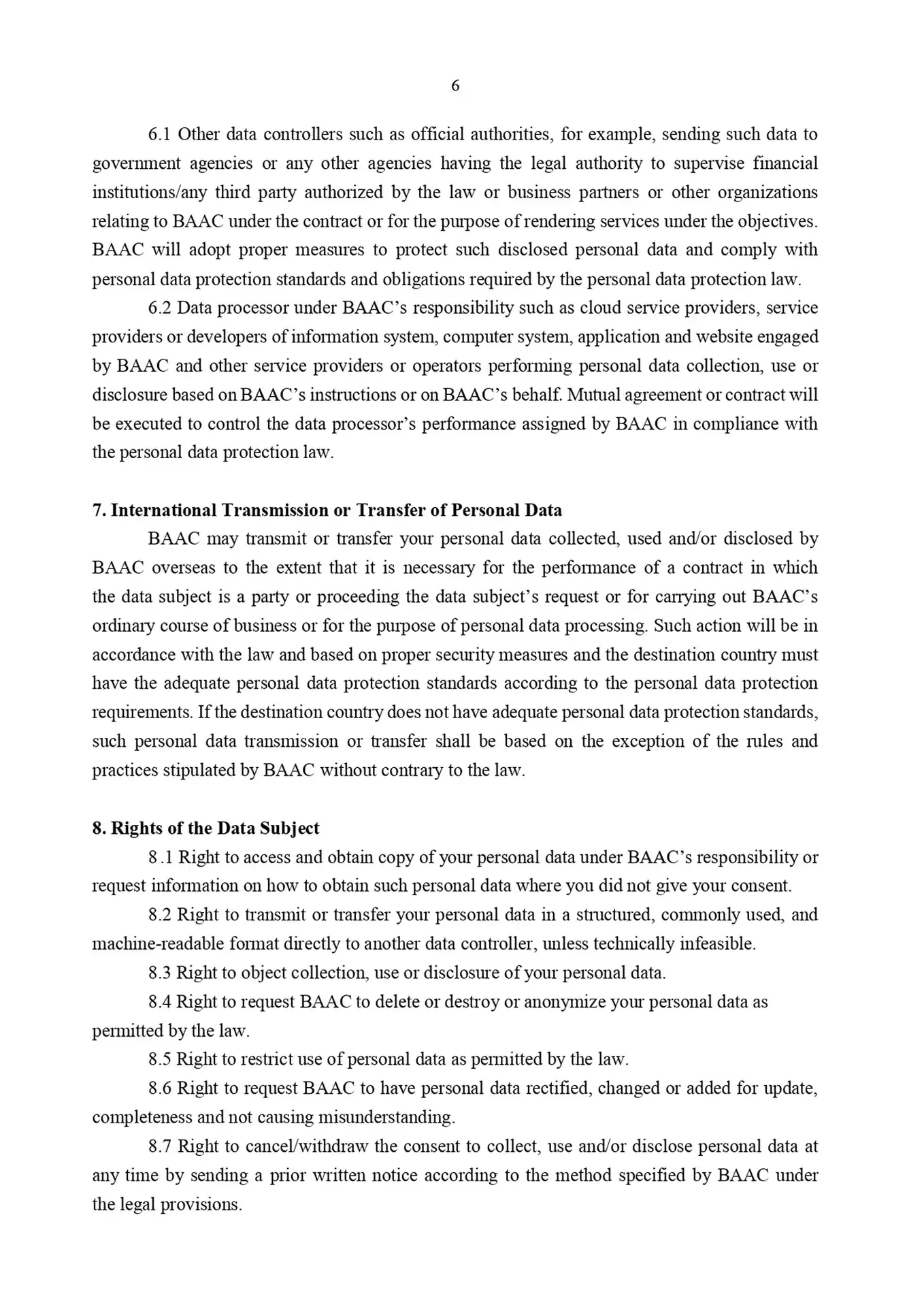 privacy notice content 6